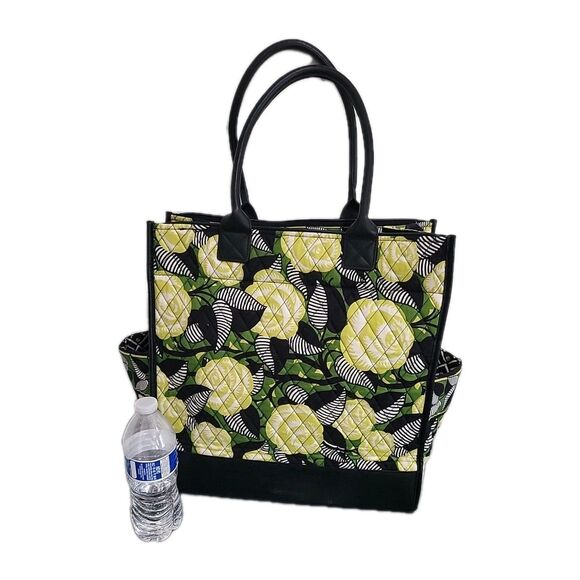 Vera Bradley La Neon Rose Black Tote-$112 MSRP EUC - Picture 11 of 13